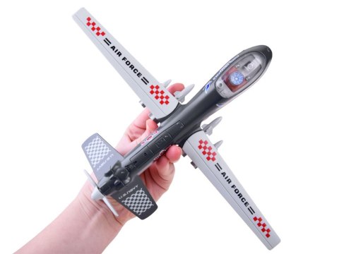 JOKOMISIADA Metalowy DRON wojskowy bojowy dźwięk ZA4327 CY