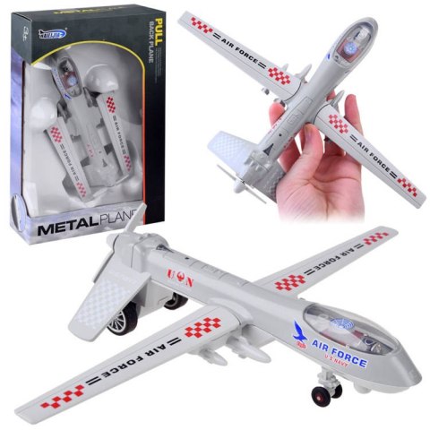 JOKOMISIADA Metalowy DRON wojskowy bojowy dźwięk ZA4327 SZ