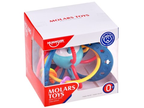 JOKOMISIADA Przyjemny i miękki Sensoryczny GRYZAK Grzechotka dla malucha ZA4308 NI