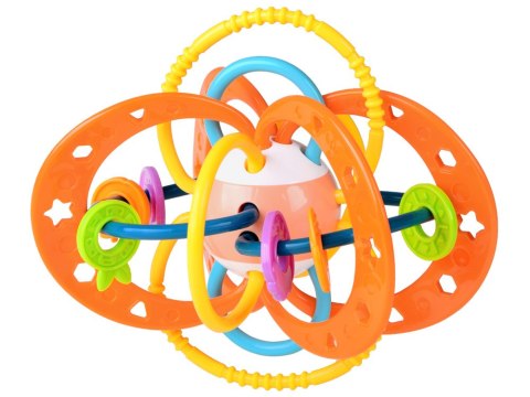 JOKOMISIADA Przyjemny i miękki Sensoryczny GRYZAK Grzechotka dla malucha ZA4308 PO