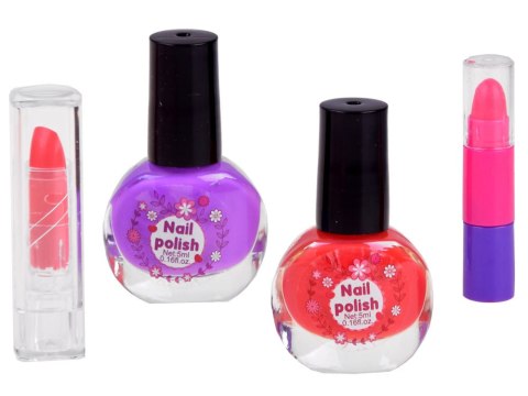 JOKOMISIADA Różowy duży Kuferek piękności zestaw do makijażu ZA4175