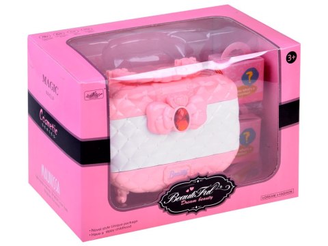 JOKOMISIADA Różowy duży Kuferek piękności zestaw do makijażu ZA4175