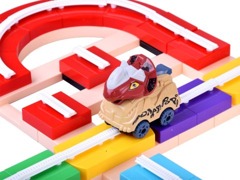 JOKOMISIADA Zbuduj tor samochodowy auto dinozaur 143ele ZA4195
