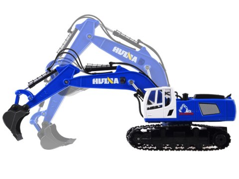 JOKOMISIADA Zdalnie sterowana niebieska KOPARKA - gąsienice pilot RC0593