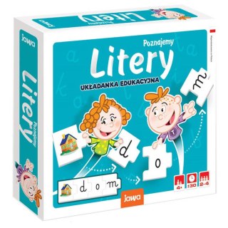 Jawa Jawa Gra układanka edukacyjna POZNAJEMY LITERY GR0562