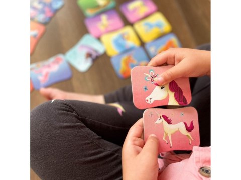 Kapitan Nauka Kapitan Nauka Jednorożce i lamy Gra MEMORY GR0549