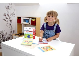 Kapitan Nauka Karty do rysowania Gryzmołki Cyferki 3-6l KS0668