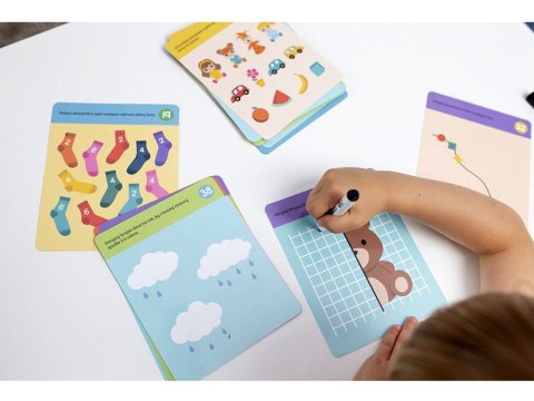 Kapitan Nauka Karty do rysowania Gryzmołki Cyferki 3-6l KS0668