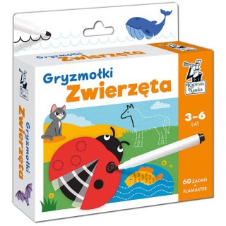 Kapitan Nauka Karty do rysowania Gryzmołki Zwierzęta 3-6l KS0686