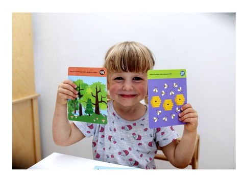 Kapitan Nauka Karty do rysowania Gryzmołki Zwierzęta 3-6l KS0686