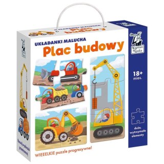 Kapitan Nauka Układanki Malucha Plac budowy puzzle 18m+ KS0679
