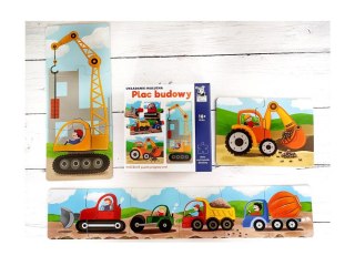 Kapitan Nauka Układanki Malucha Plac budowy puzzle 18m+ KS0679