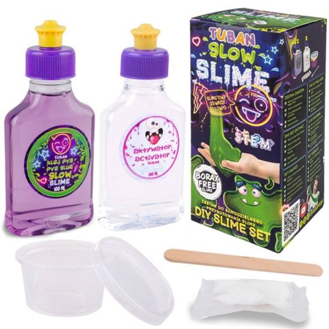 TUBAN Tuban Zestaw SUPER SLIME GLOW in the dark ZA4206