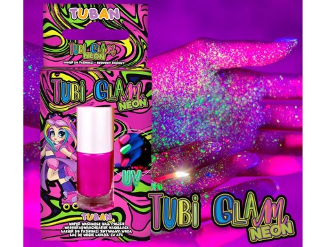 TUBAN Tubi Glam lakier do paznokci RÓŻOWY NEON ZA4176