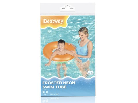 Bestway Bestway Dmuchane koło do pływania POMARAŃCZOWE 76cm 36024