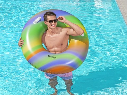 Bestway Bestway Dmuchane koło do pływania TĘCZOWE 119cm 36352
