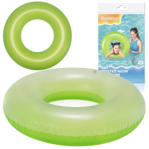 Bestway Bestway Dmuchane koło do pływania ZIELONE 76cm 36024