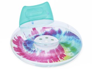 Bestway Bestway Dmuchane koło do pływania z oparciem + uchwyty 43637