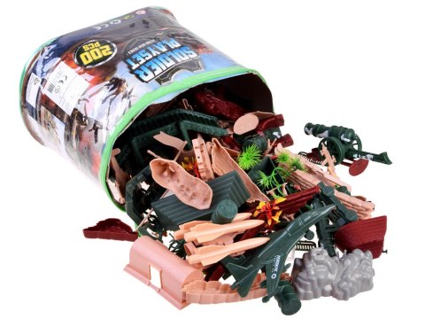 JOKOMISIADA Duża Baza wojskowa Żołnierzyki zestaw 200el ZA4364