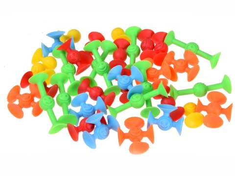 JOKOMISIADA Giętkie przyssawki sticks 35 ele. sylikonowe klocki konstrukcyjne ZA4394