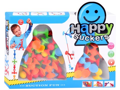 JOKOMISIADA Giętkie przyssawki sticks 35 ele. sylikonowe klocki konstrukcyjne ZA4394