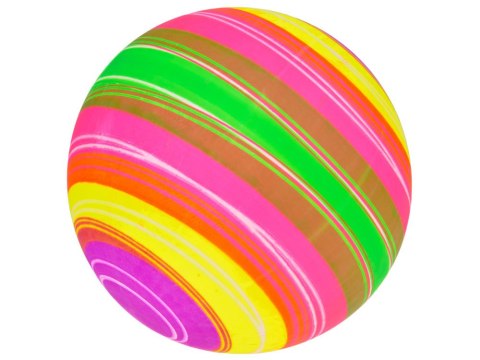 JOKOMISIADA Gumowa Tęczowa Piłka do zabawy dla dzieci SP0714