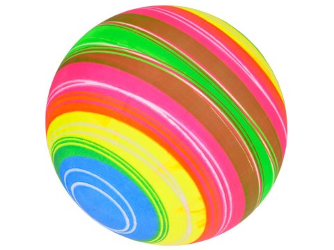JOKOMISIADA Gumowa Tęczowa Piłka do zabawy dla dzieci SP0714