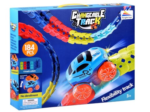 JOKOMISIADA Kolorowy giętki tor 184 ele autko trasa 4m ZA4379