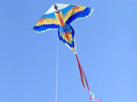 JOKOMISIADA Kolorowy lekki Latawiec Papuga Ara ptak ZA4414