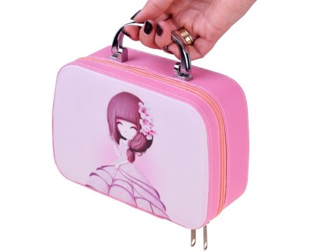 JOKOMISIADA Kuferek z kosmetykami do makijaż paznokcie ZA4445