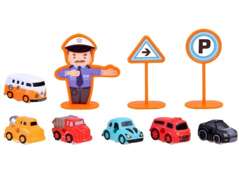 JOKOMISIADA Parking tor dla autek elektryczna winda 6 autek naklejki ZA4376