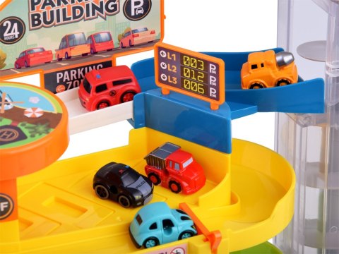 JOKOMISIADA Parking tor dla autek elektryczna winda 6 autek naklejki ZA4376