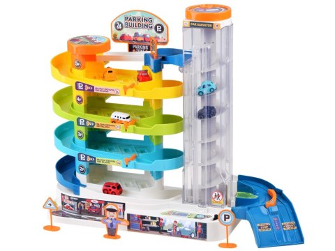 JOKOMISIADA Parking tor dla autek elektryczna winda 6 autek naklejki ZA4376