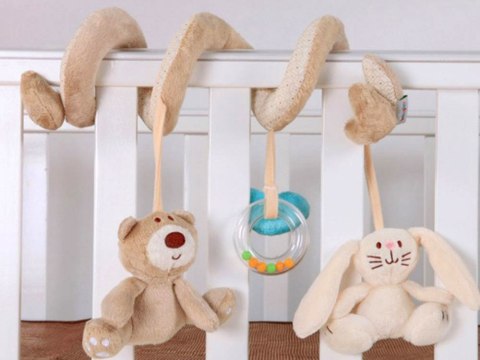 JOKOMISIADA Pluszowa Spirala do łóżeczka wózka ZA4416