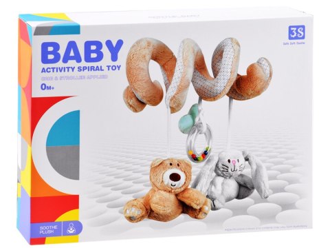 JOKOMISIADA Pluszowa Spirala do łóżeczka wózka ZA4416