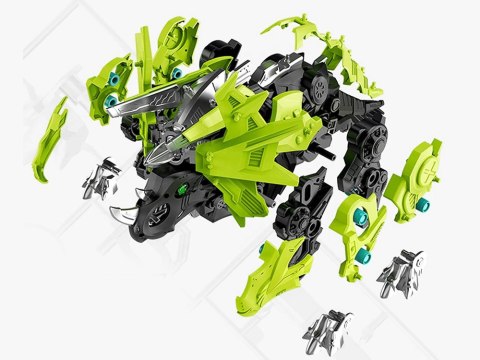 JOKOMISIADA Ruchomy model do złożenia mechaniczny Triceratops robot ZA4371