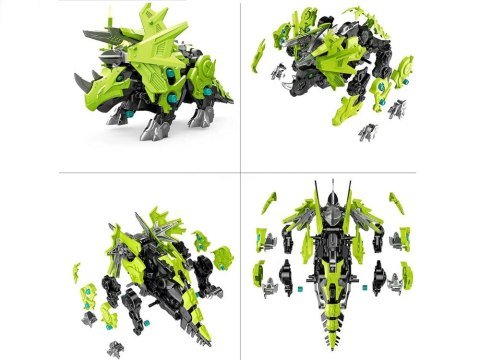 JOKOMISIADA Ruchomy model do złożenia mechaniczny Triceratops robot ZA4371