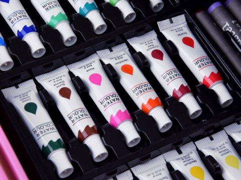 JOKOMISIADA Zestaw artysty Pisaki Farby w kuferku 147el AP0002