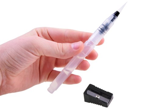 JOKOMISIADA Zestaw kredki akwarelowe 72 kolory etui zestaw w metalowym piórniku AP0006