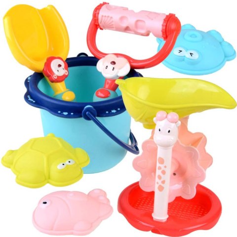 JOKOMISIADA Zestaw wiaderko łopatka foremki do piasku ZA4351