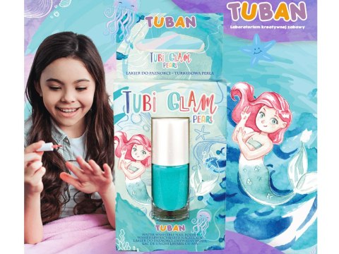 TUBAN Tubi Glam lakier do paznokci Turkusowy ZA4381
