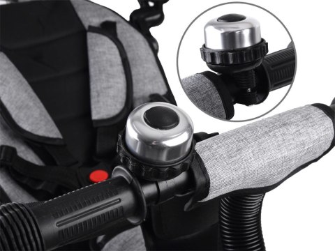 Tiny Bike Rowerek dziecięcy trójkołowy Tiny Bike 3w1 z daszkiem OBRACANY SP0650