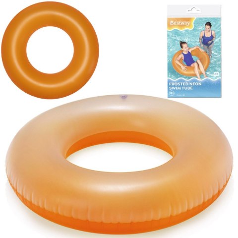 Bestway Bestway Duże koło do pływania NEON POMARAŃCZOWE 91cm 36025