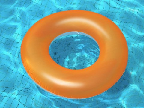 Bestway Bestway Duże koło do pływania NEON POMARAŃCZOWE 91cm 36025