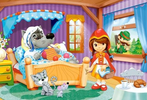 Castorland Puzzle 4w1 8,12,15,20-el Beautiful Fairy Tales