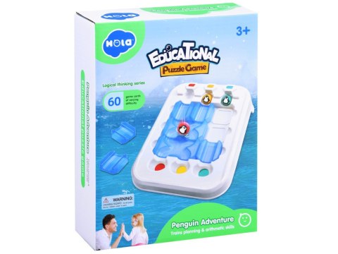 Hola Gra logiczna przygoda pingwinka edukacyjna ZA4536