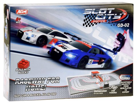 JOKOMISIADA Audi sterowany tor wyścigowy samochodowy autka pilot budowa RC0621