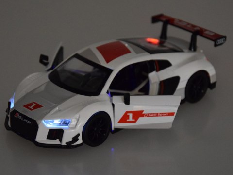 JOKOMISIADA Auto metalowe model sportowe Audi R8 LMS skala 1:32 dźwięki światła ZA4609
