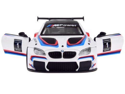 JOKOMISIADA Auto metalowe model sportowe BMW M6 GT3 skala 1:32 światło dźwięk ZA4613