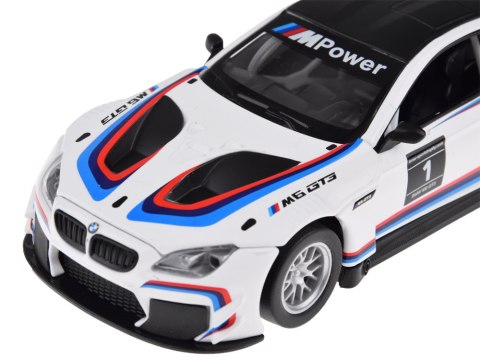 JOKOMISIADA Auto metalowe model sportowe BMW M6 GT3 skala 1:32 światło dźwięk ZA4613